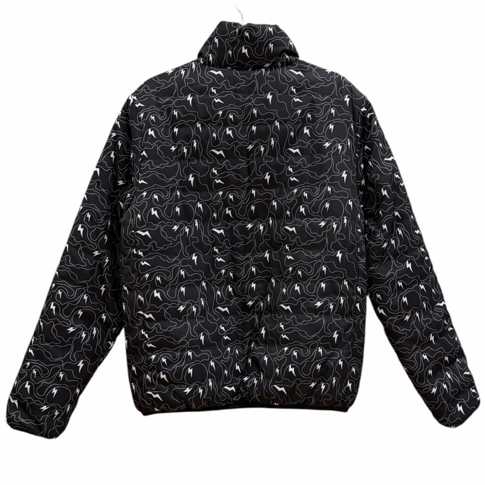 Dirtybird Records Lightning Bolt Puffer Jacket Size Medium - Picture 7 of 10